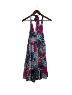 Whimsigoth Bohemian Festival Halter Sundress Indie Dress Size Medium 5th Culture